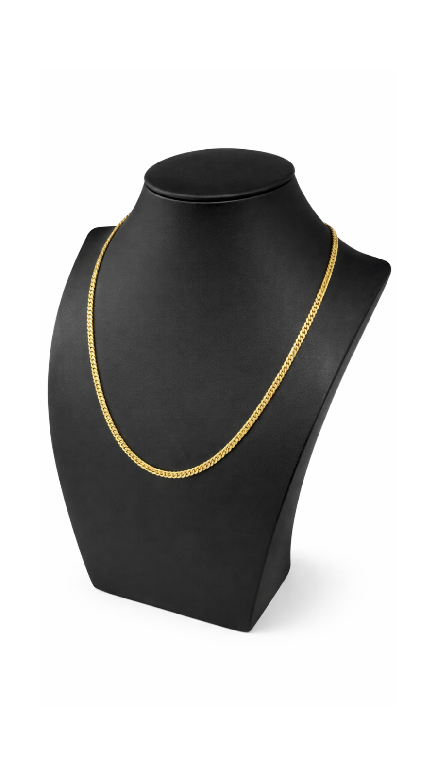 10K Gold Cuban Link Chain 22" — Solid Real Gold Men's Necklace