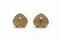 10K Solid Gold Heart Stud Earrings — Timeless Symbol of Love