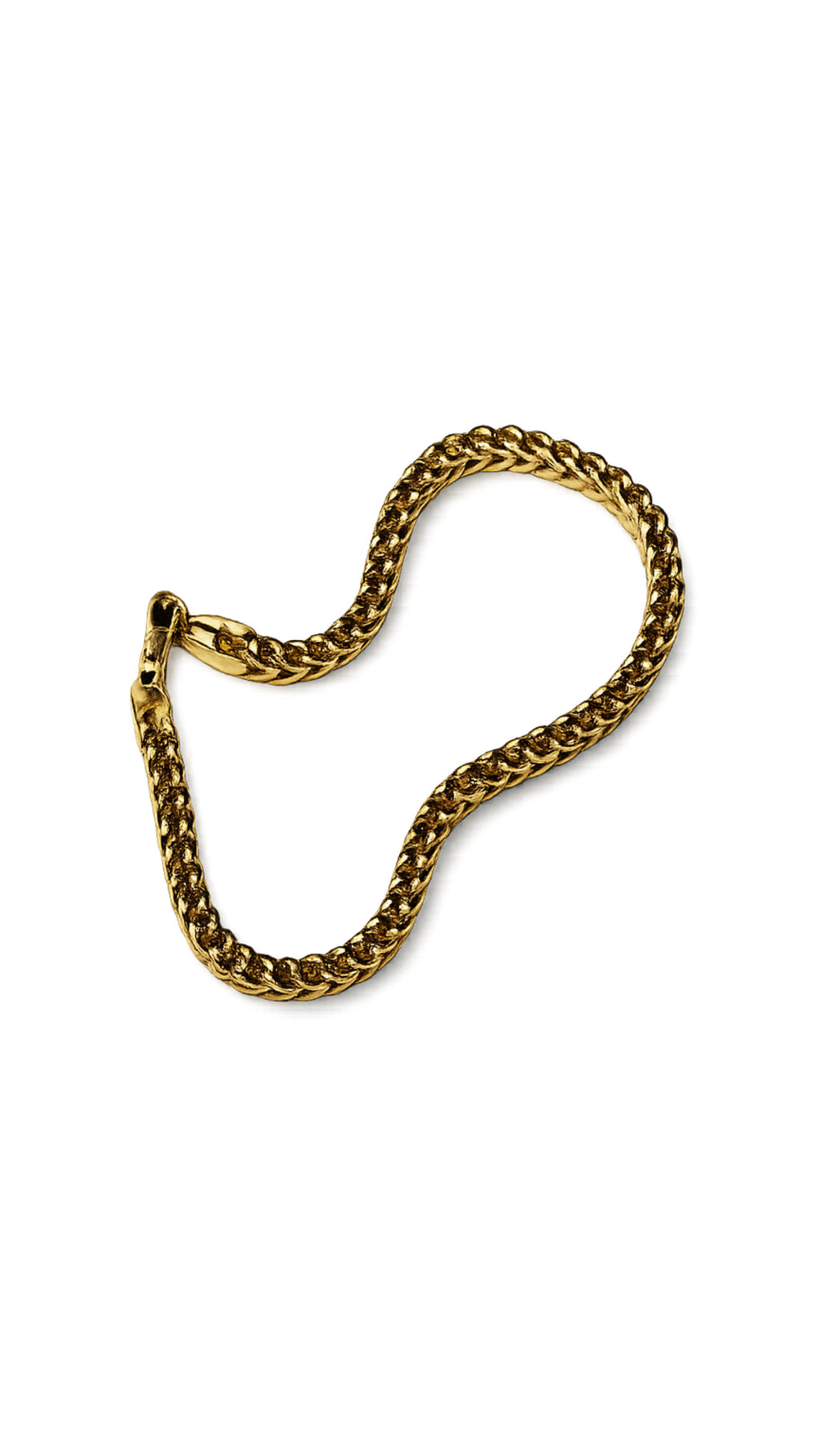 10K Gold Italian Franco Bracelet — Authentic Made in Italy Link